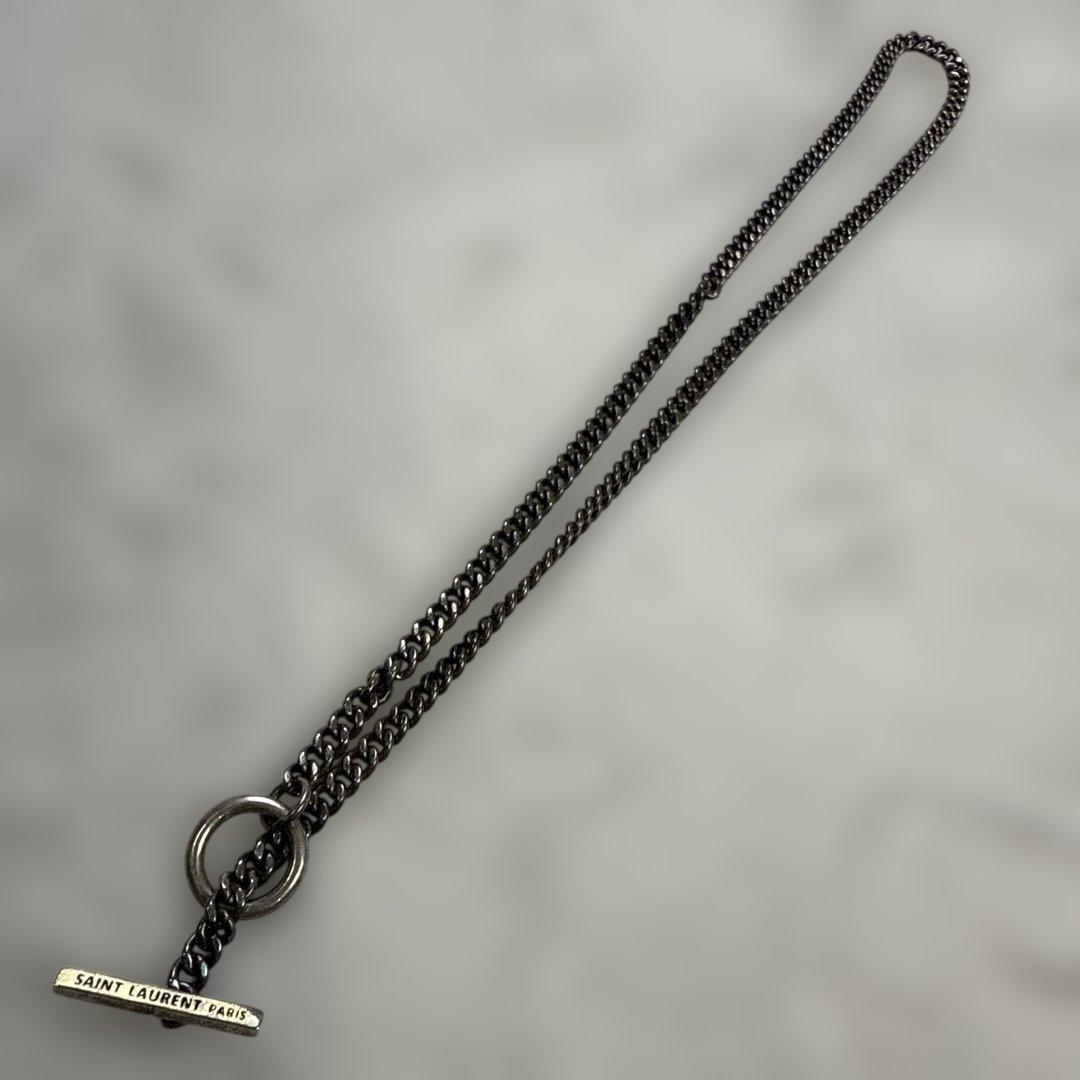 サンローラン　希少　シルバー925 喜平ネックレス