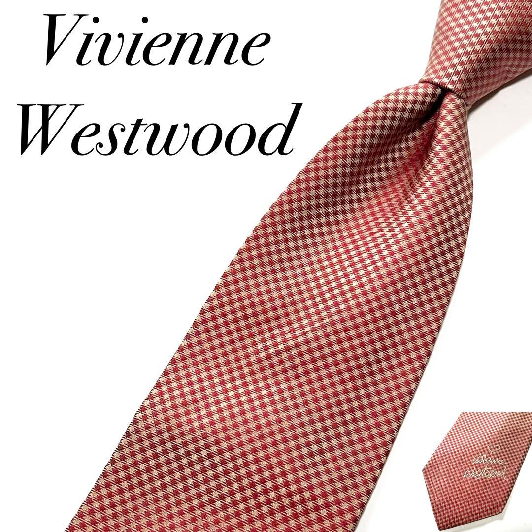 3263✨極美品✨ヴィヴィアンウエストウッド ネクタイ 総柄 ハート ロゴグラム