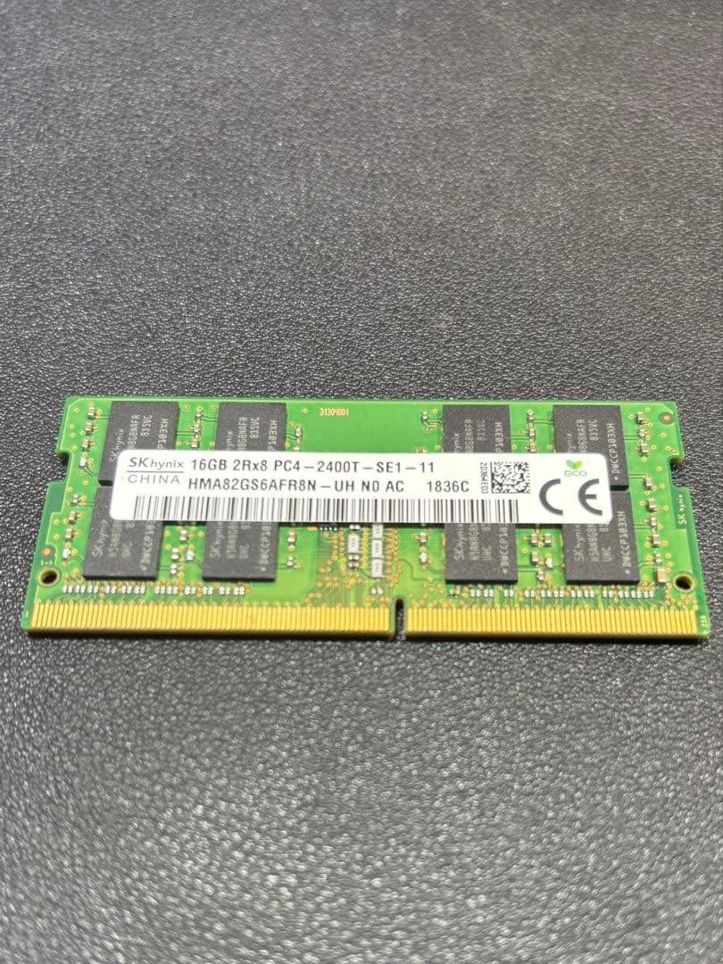 DDR4メモリ 16GB 2400T