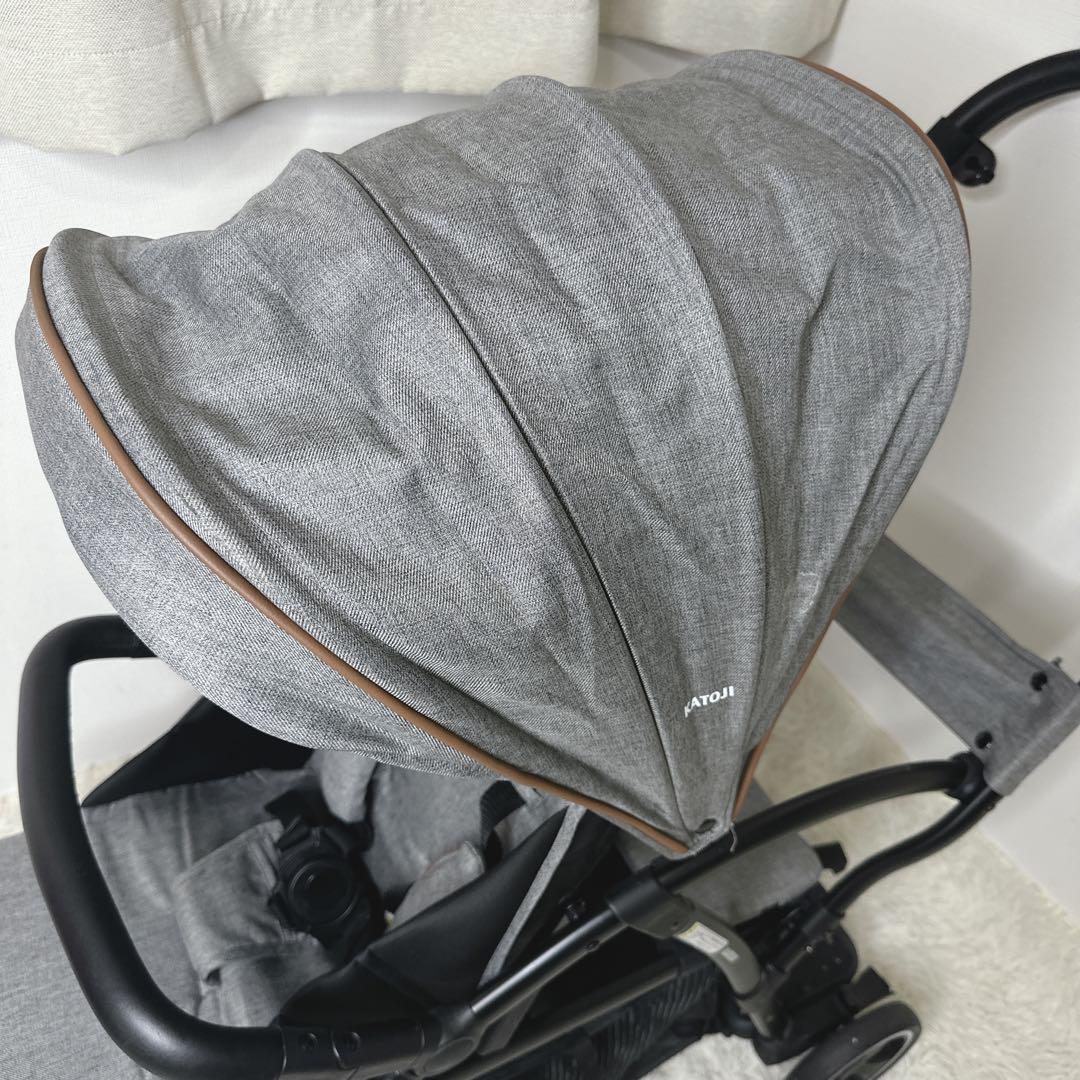 ✨美品✨ KATOJI　ベビーカー 2-Seater グレー　ベビーカ カトージ
