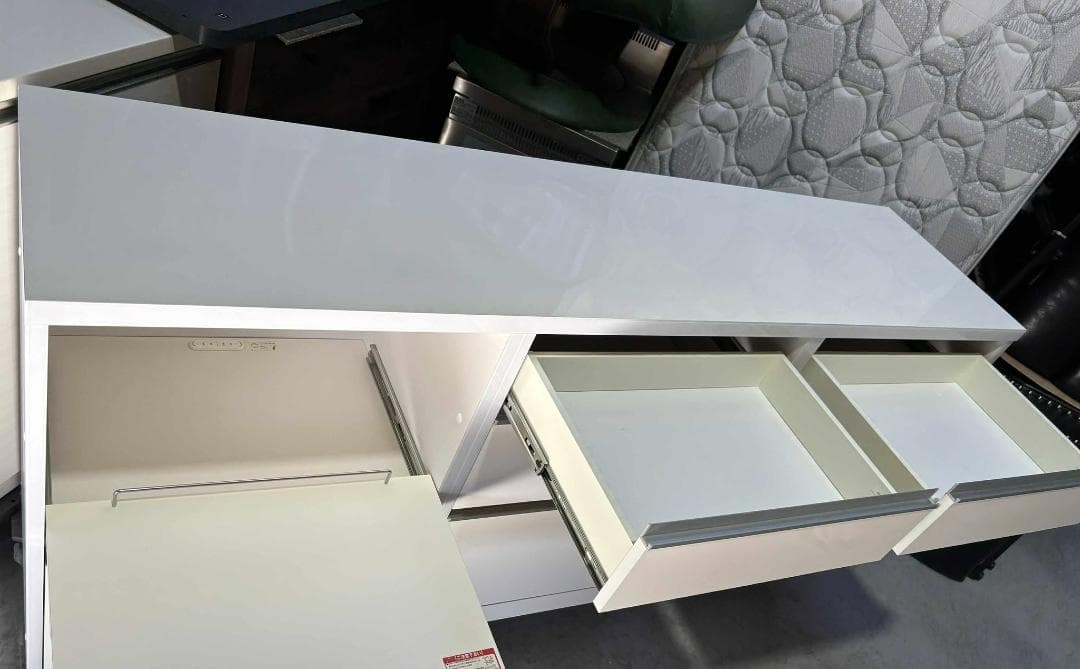 土井インテリア キッチンカウンター、キッチンボード幅180cm Used