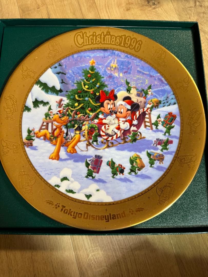 東京ディズニーランド クリスマスプレートセット 1996-2004