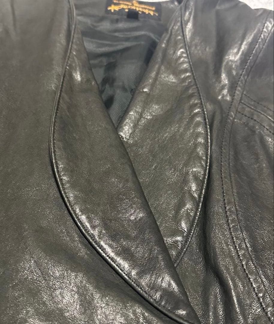 vivienne westwood レザージャケット　短丈