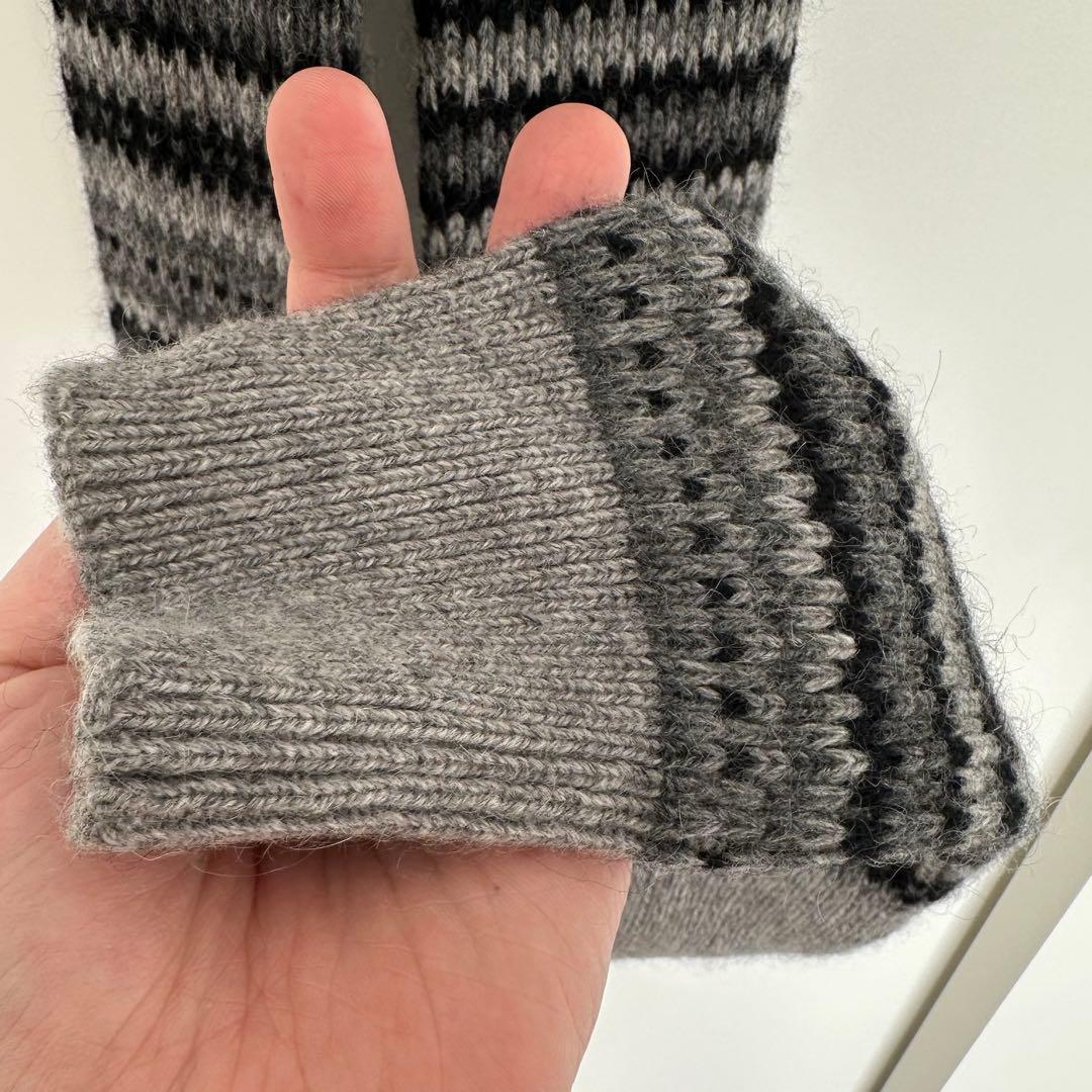 ナンバーナイン 2007aw 宮下 カシミヤ ニット マフラー ブラック 美品