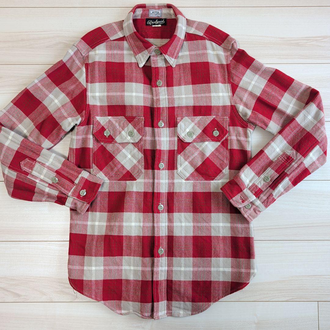 フリーホイーラーズ フランネルシャツ ノマド ワークシャツ サイズ15