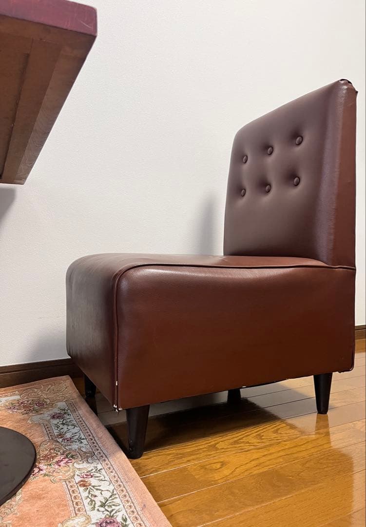 【vintage】昭和レトロ喫茶店の1人掛けソファ