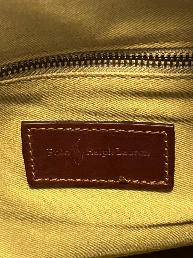 【最終値下げ】ポロラルフローレン ミニボストンバッグ ビンテージ PVC