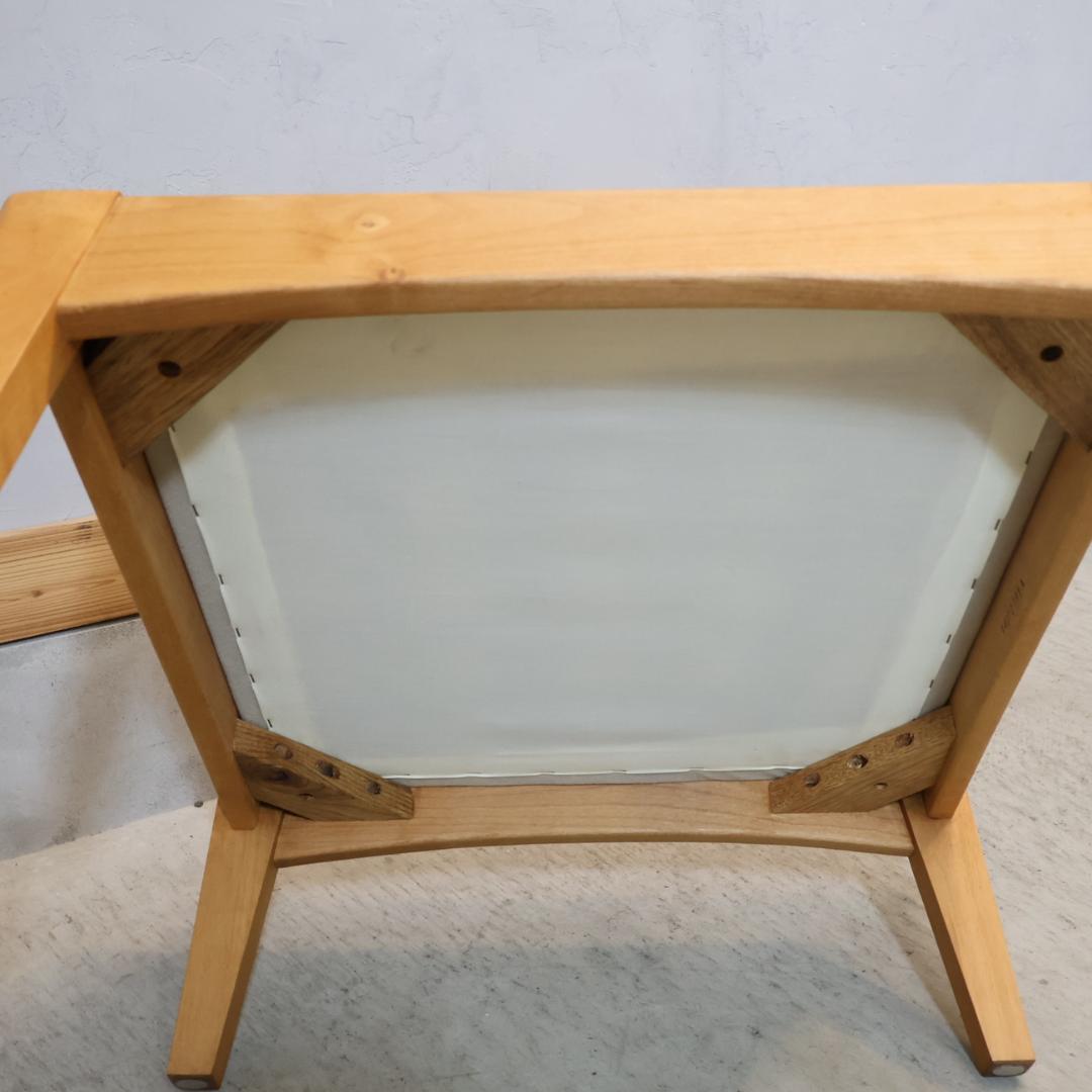 朝日木材加工 BOSCO ボスコ オットマン ニヤトー材 天然木 スツール