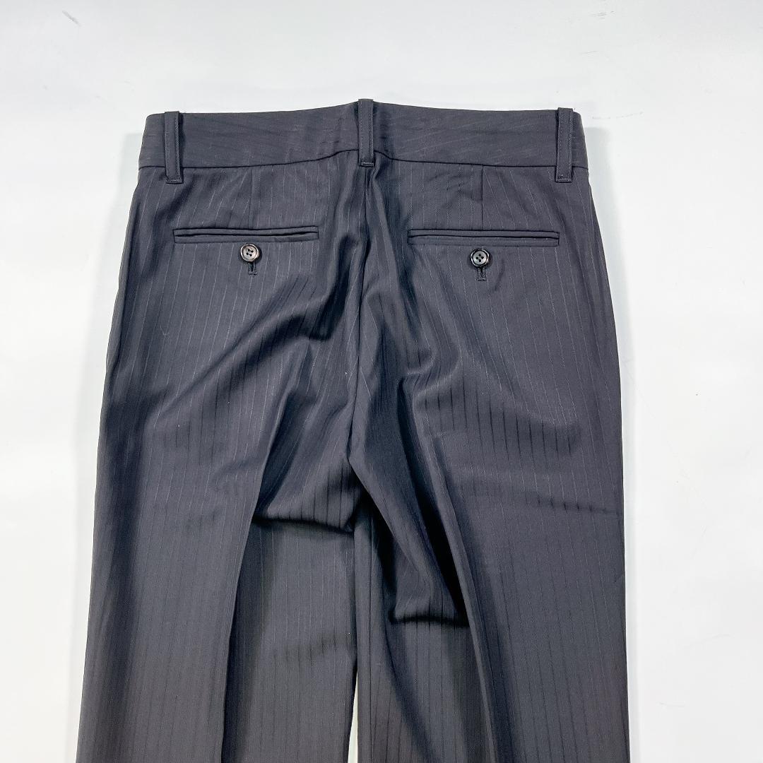 セオリーリュクス パンツスーツ セットアップ 36 S 黒 ストライプ