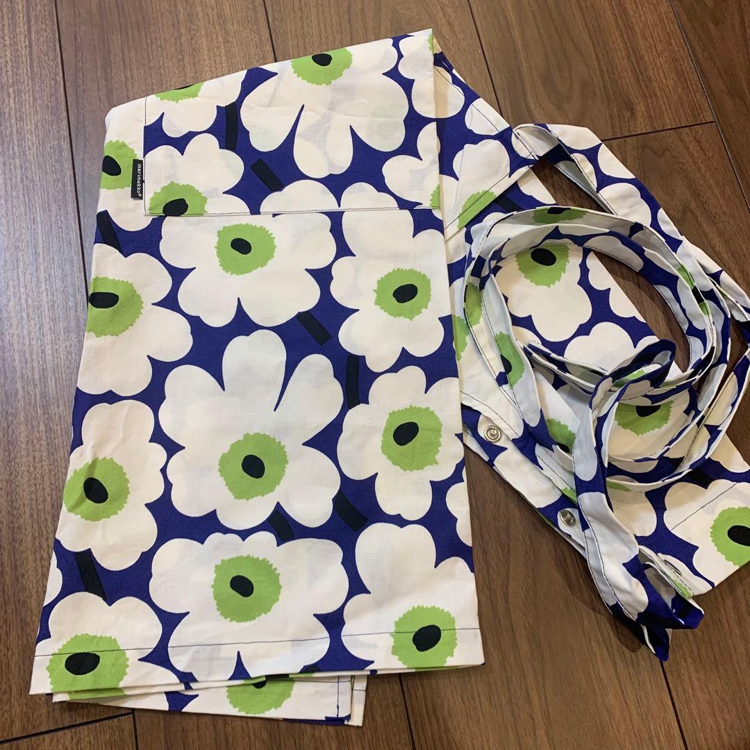 【レア　未使用】marimekko × FINNAIR エプロン　ウニッコ