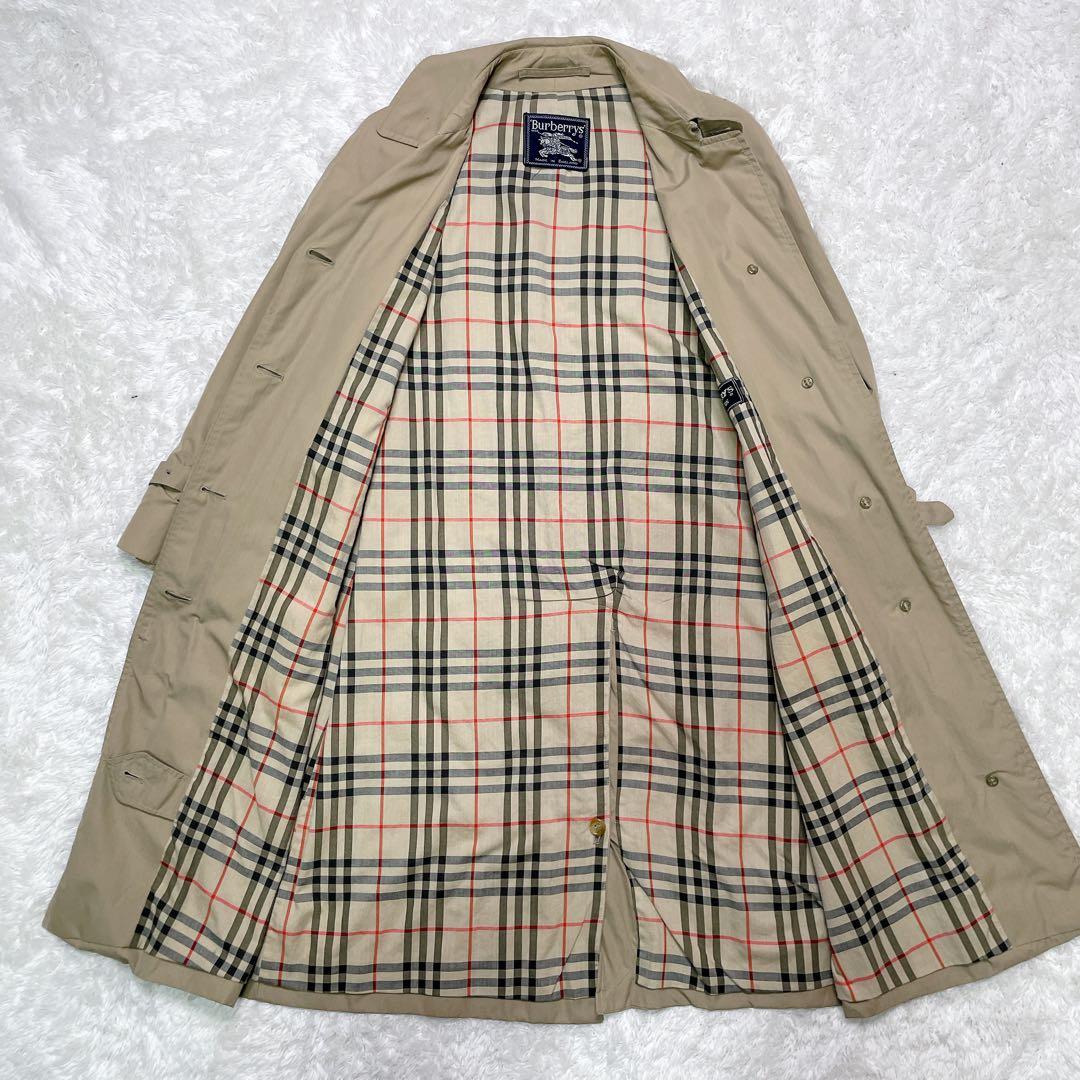 Burberry バーバリー　ステンカラーコート　ベルト付き　ベージュ　M相当
