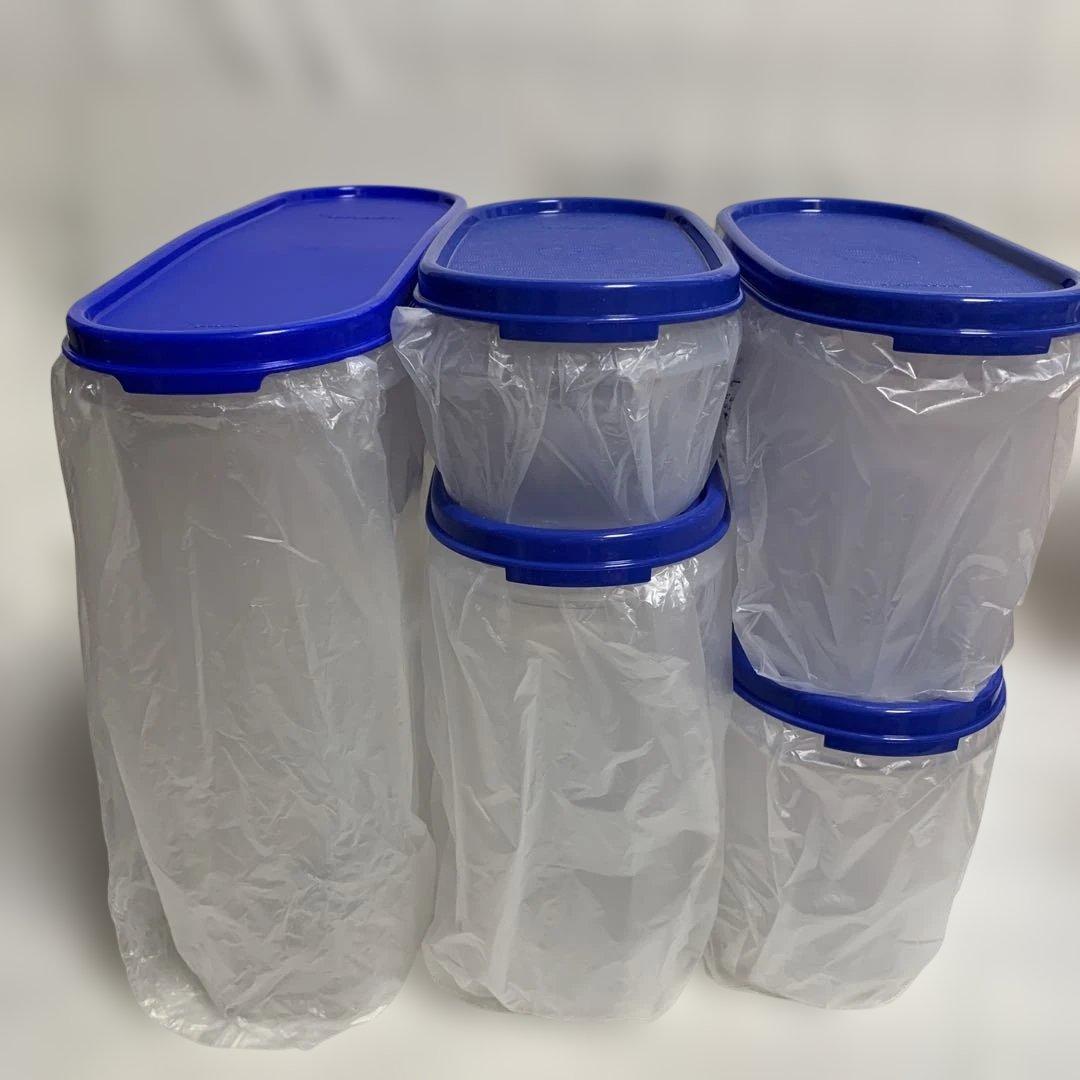 Tupperware だ円　スーパーオーバル　５個セット　全型海苔