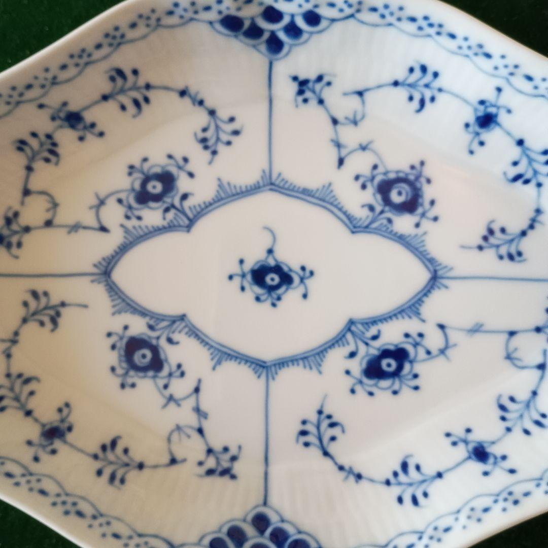 み*ん様 ロイヤルコペンハーゲン　ブルーフルーレットハーフレース　ピックルディッ