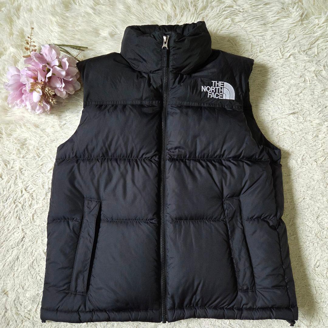 極美品 ノースフェイス ダウンベスト サイズL ブラック 洗える