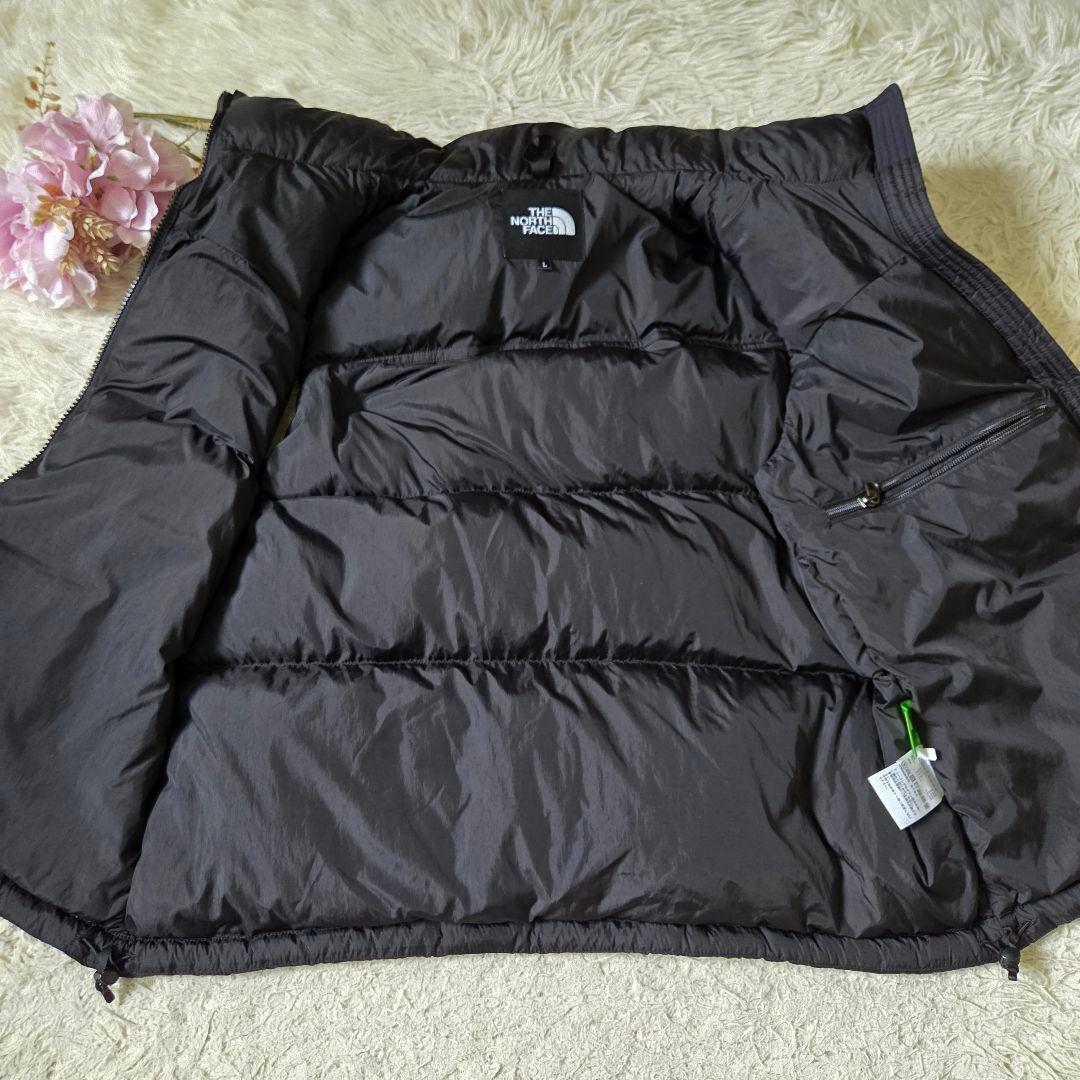 極美品 ノースフェイス ダウンベスト サイズL ブラック 洗える