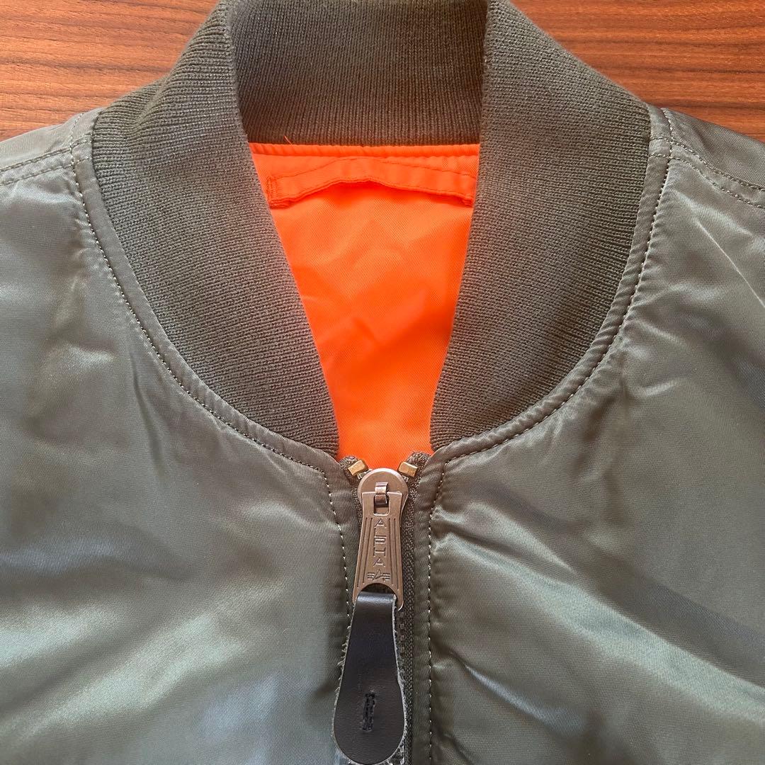 ALPHA MA-1 FLIGHT JACKET セージ XLサイズ