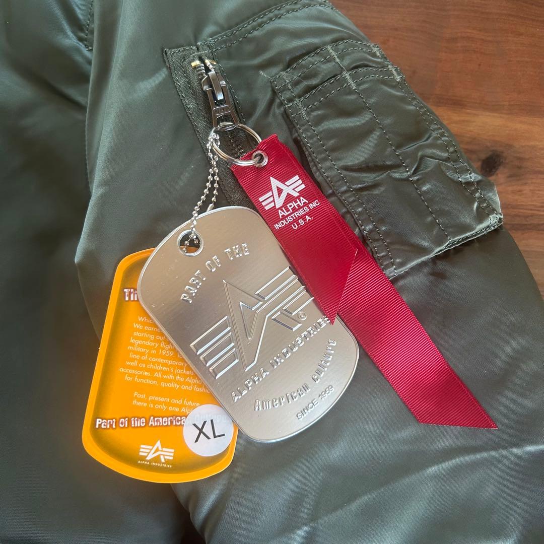ALPHA MA-1 FLIGHT JACKET セージ XLサイズ