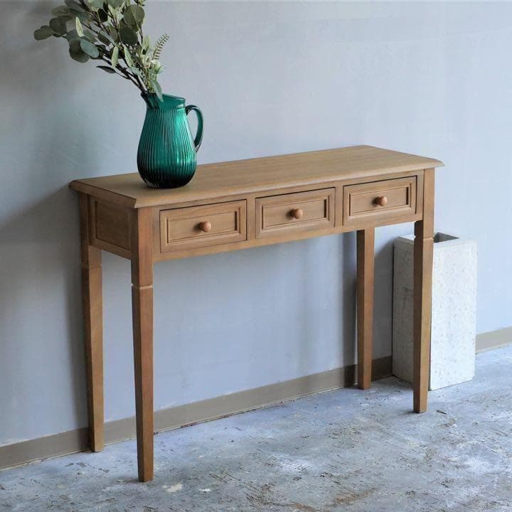 桐材 コンソールテーブル ハイテーブル カウンターテーブル 机 木製 無垢材