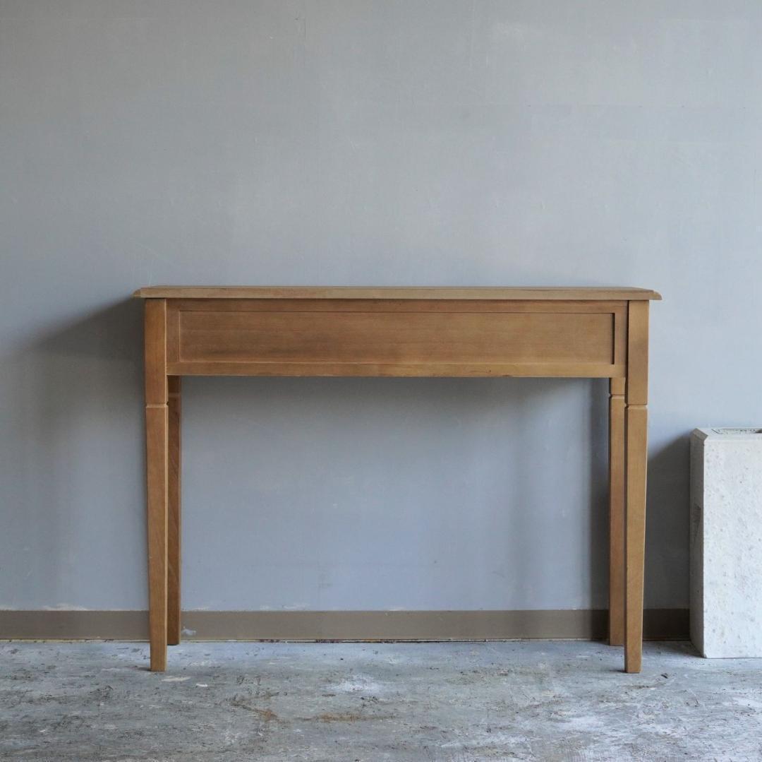 桐材 コンソールテーブル ハイテーブル カウンターテーブル 机 木製 無垢材