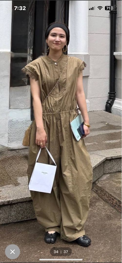 Curensology(カレンソロジー)/コットンレースオールインワン