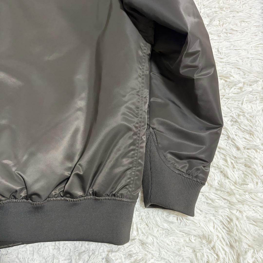 【極美品】UNIQLO +J ハイブリッドダウンオーバーサイズMA-1 グレー