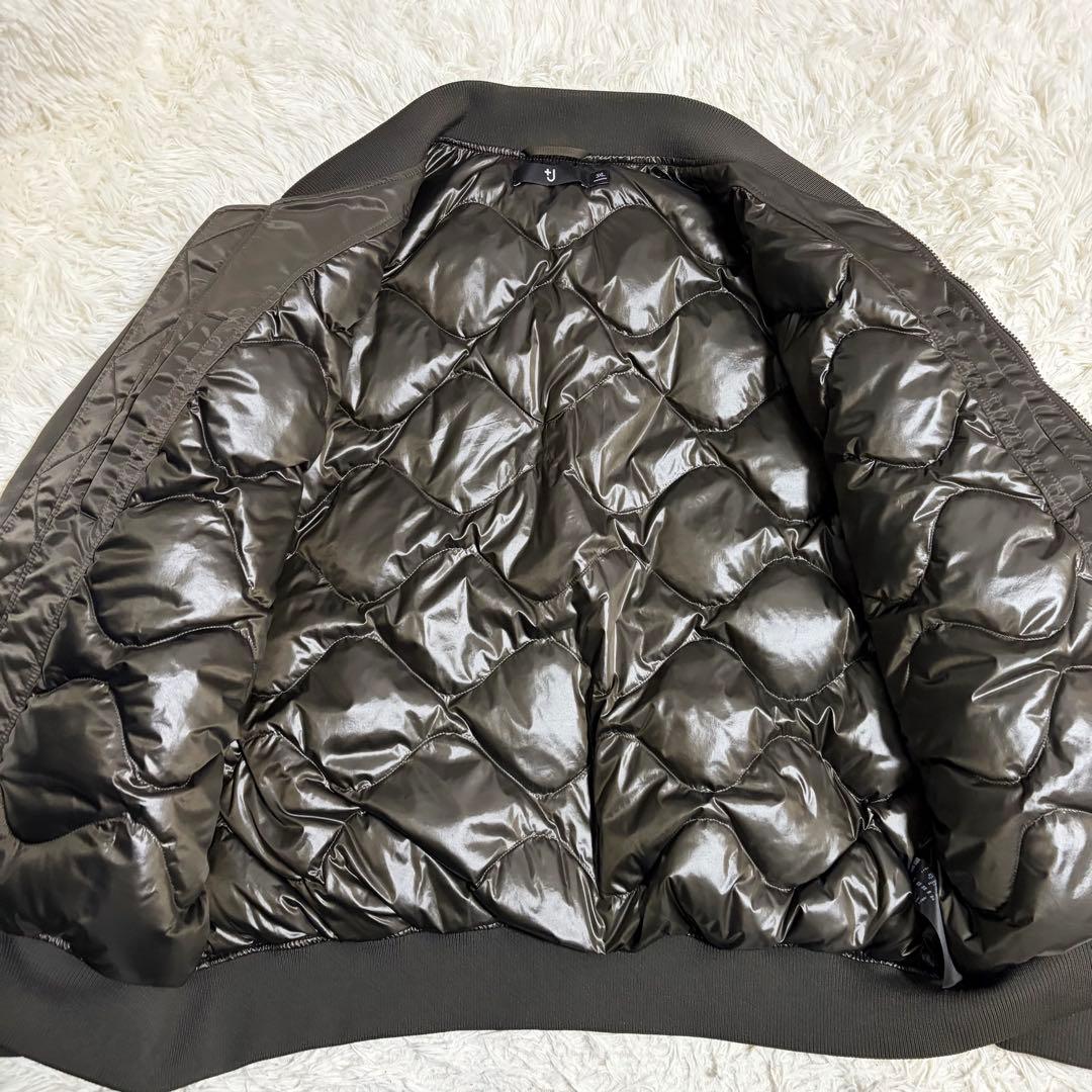 【極美品】UNIQLO +J ハイブリッドダウンオーバーサイズMA-1 グレー