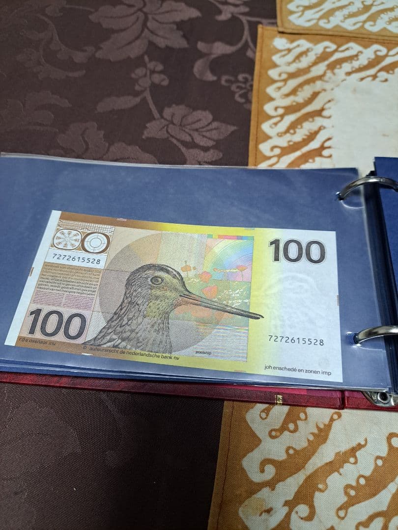 オランダ旧紙幣　5 10 25 50 100 ギルダー