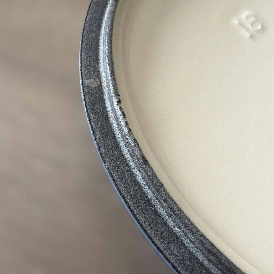 ル・クルーゼ/ココットロンド/シャンブレー/18cm