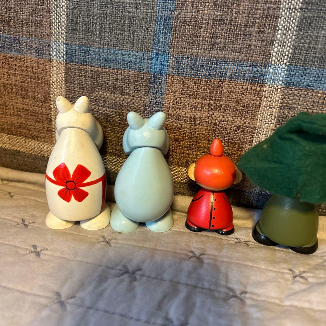 ムーミン 木製フィギュア 4体セット