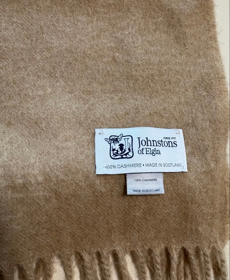 Johnstons of Elgin カシミヤ大判ストール