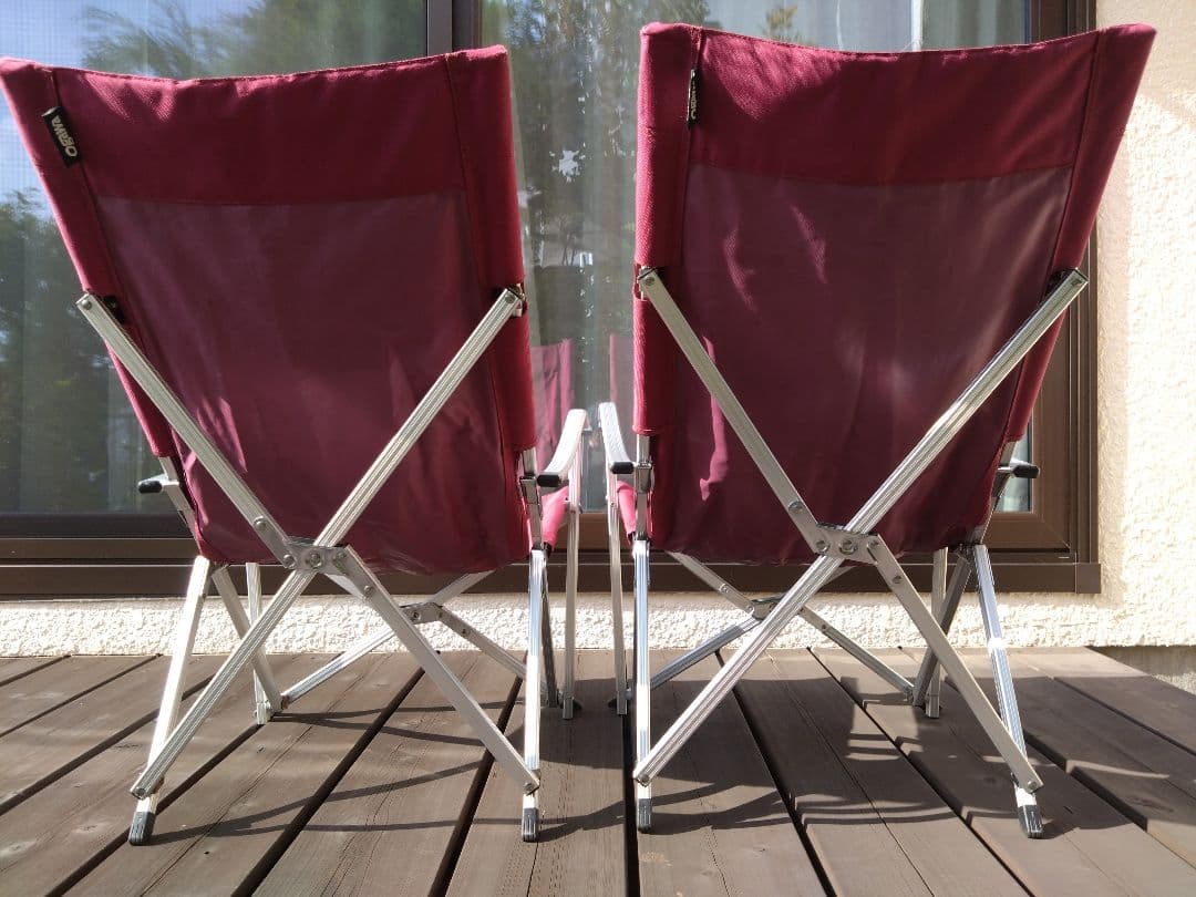 小川キャンパル　OGAWAリラックスアームチェア２脚セット