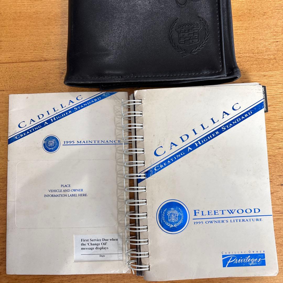 1995年Cadillac Freetwood ブロアムオーナーズマニュアル