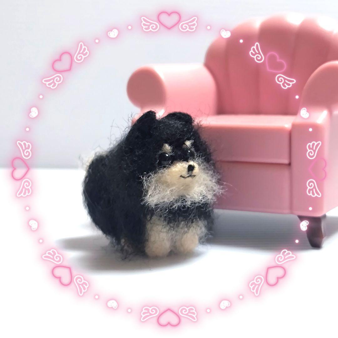 □てこさま専用3.5cmブラックタンポメラニアンちゃんオーダー確認用ページ□