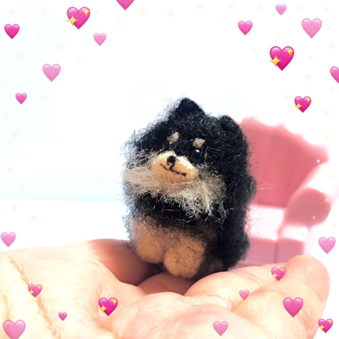 □てこさま専用3.5cmブラックタンポメラニアンちゃんオーダー確認用ページ□