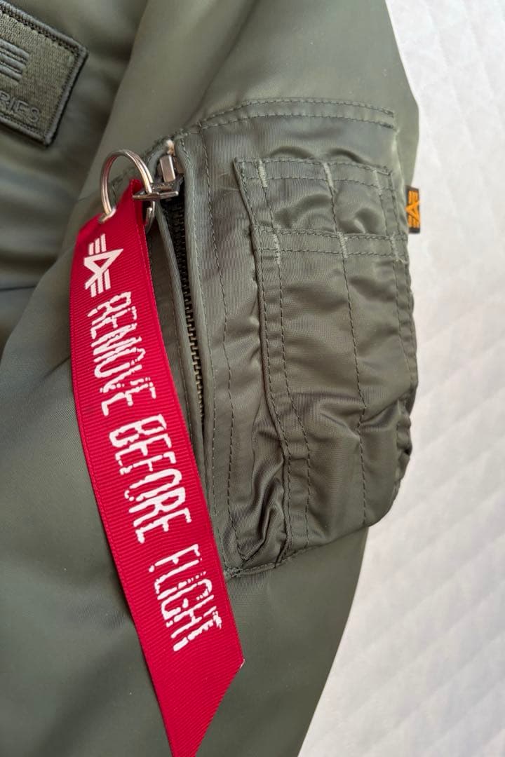 ALPHA INDUSTRIES MA-1 アウター カーキ M