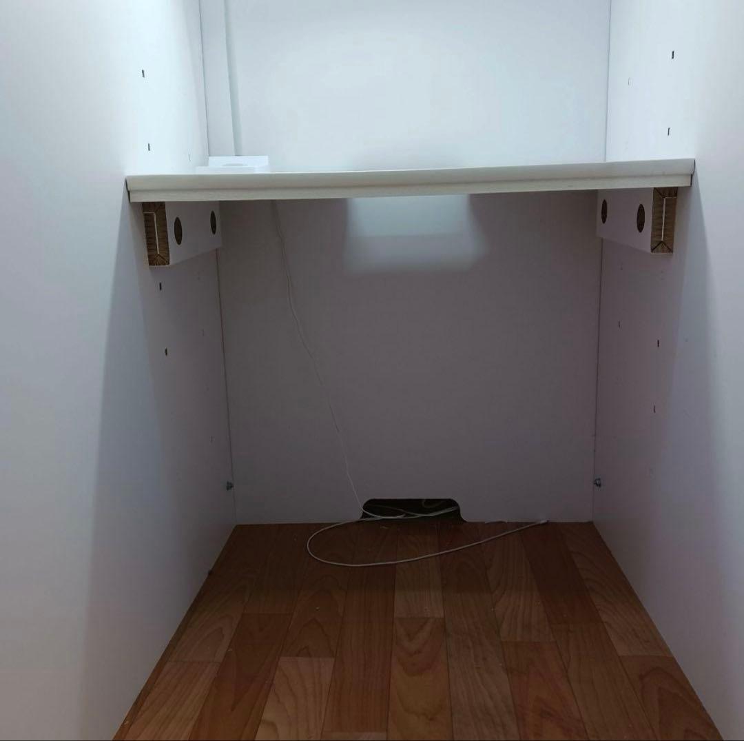 ワークボックス 　簡易個室　個室ブース　天井LEDライト付　引き取り限定