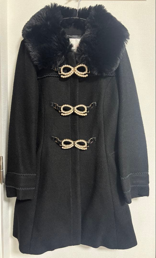 LIZLISA リズリサ パールリボンビットコート