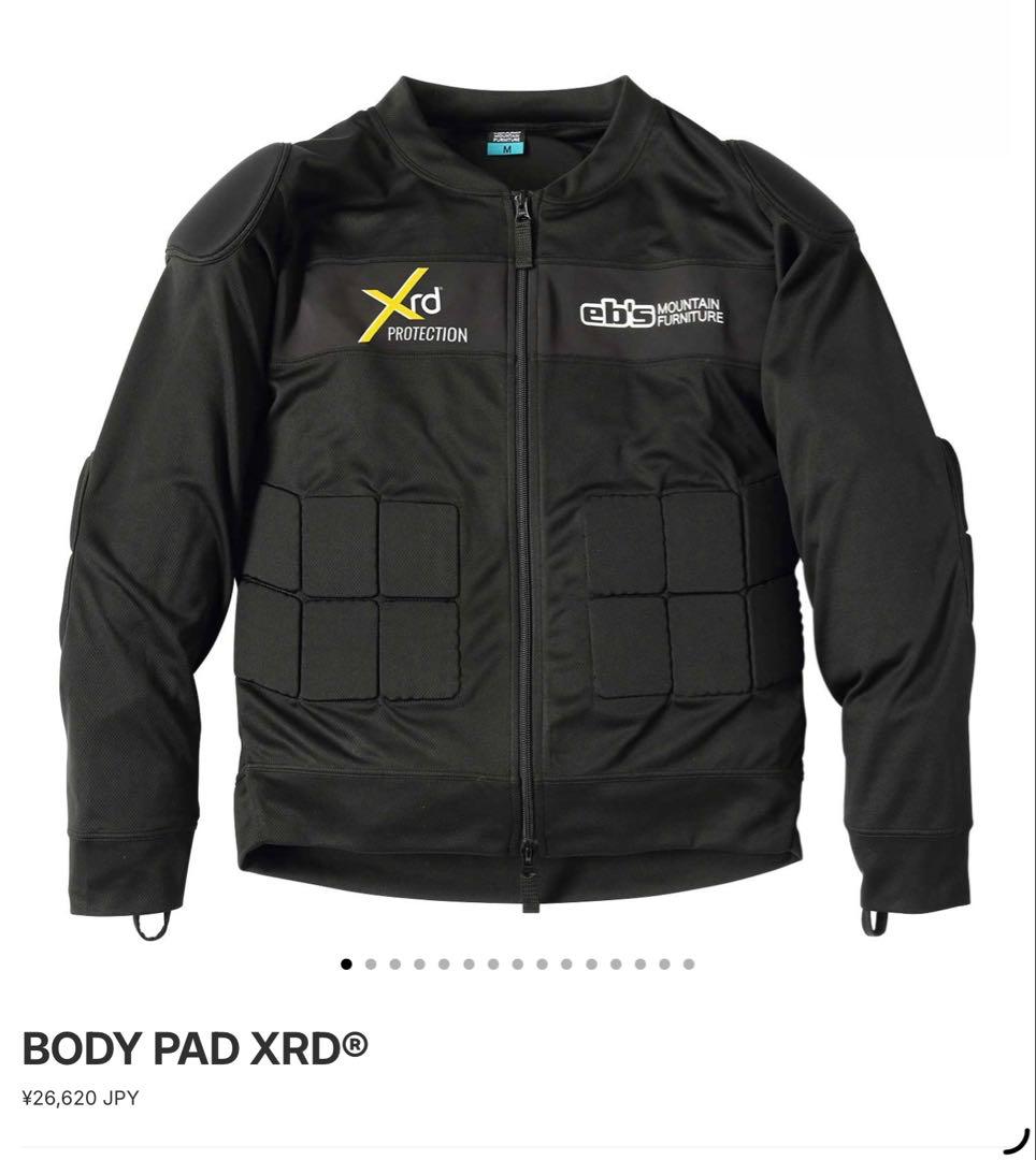 eb's BODY PAD XRD® ブラック　プロテクター　スノーボード