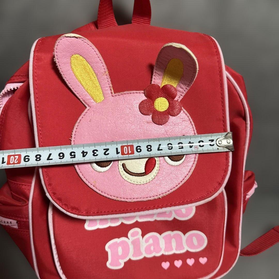 レトロ　mezzo piano メゾピアノ　うさぎのミミちゃん　赤リュック　希少