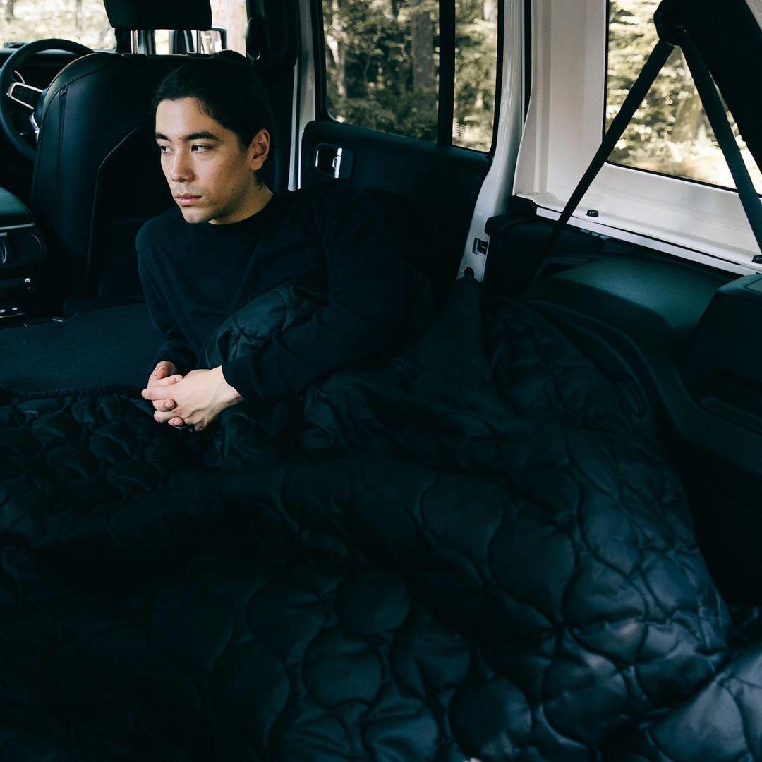 【新品】LUGH ルー 魔法瓶ブランケット 6層/グラフェン Lサイズ ブラック