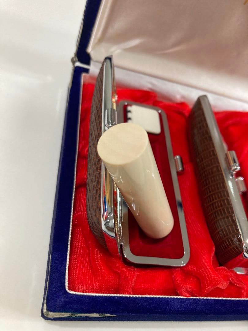 印鑑石 印鑑用　象牙調　パワーストーン　4本セット