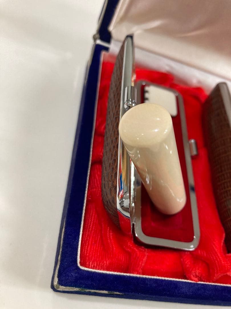 印鑑石 印鑑用　象牙調　パワーストーン　4本セット