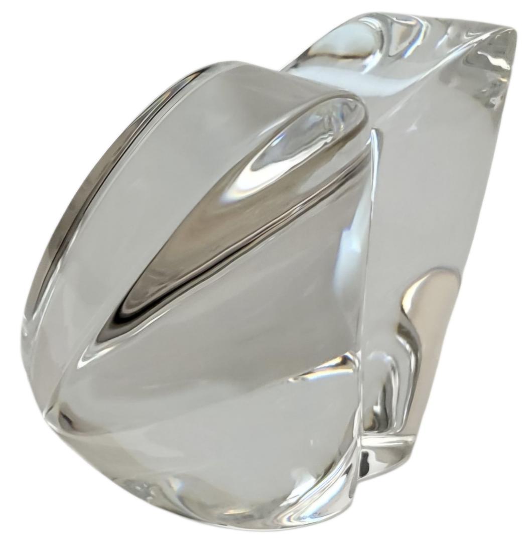 ☆美品 Baccarat / バカラ ハート型 置き時計 稼働品 約369g!!