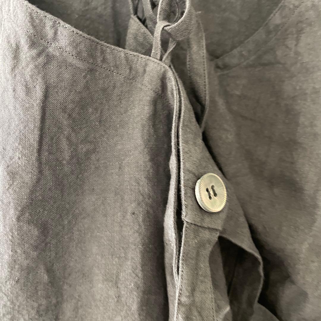 suzuki takayuki リネンエプロン 黒　新品未使用品