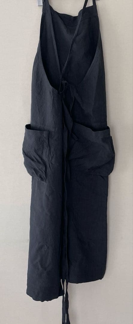 suzuki takayuki リネンエプロン 黒　新品未使用品