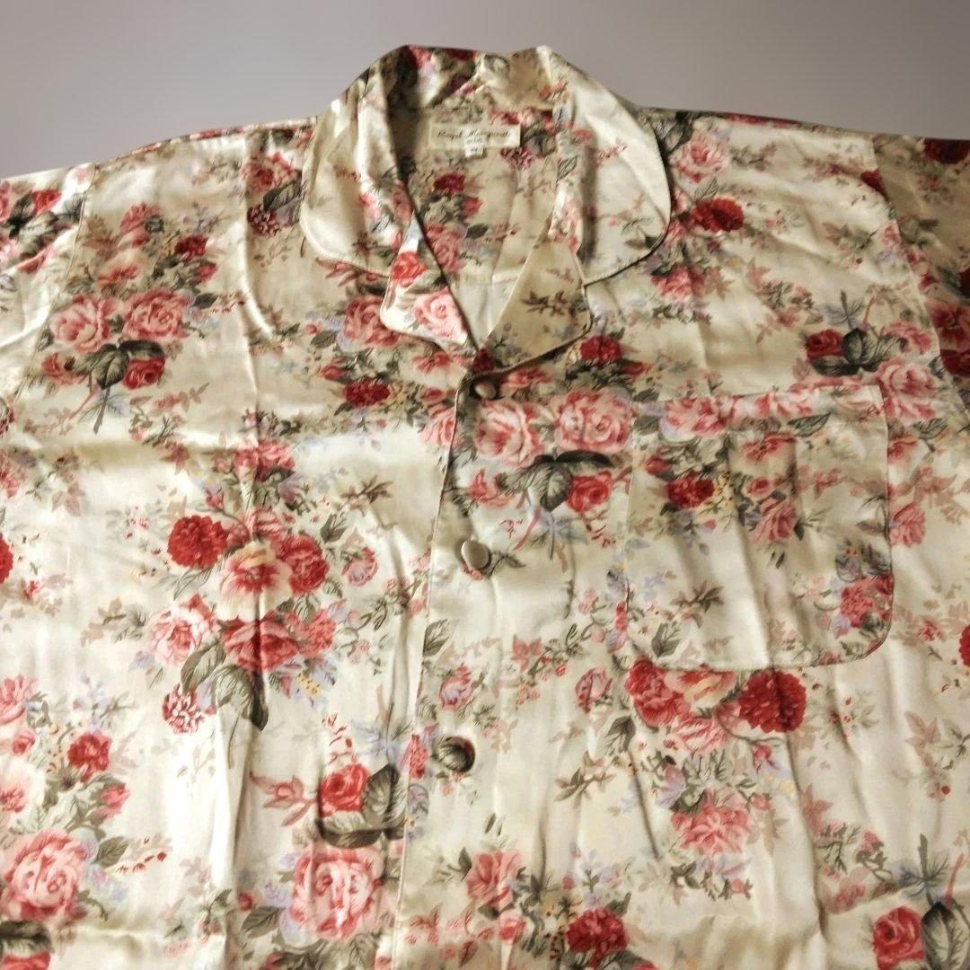  Marguerite　シルク　レディース　パジャマ　花柄　可愛い美肌