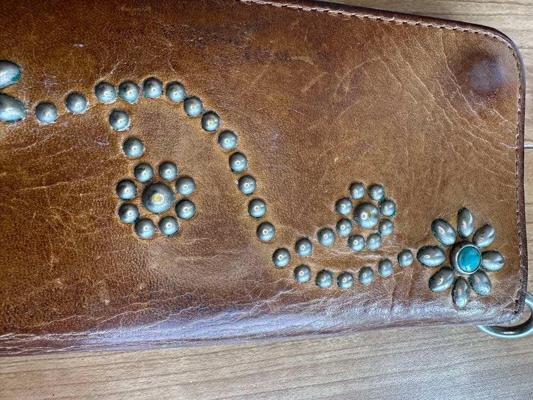 HTC ロングウォレット1ターコイズ Naturl