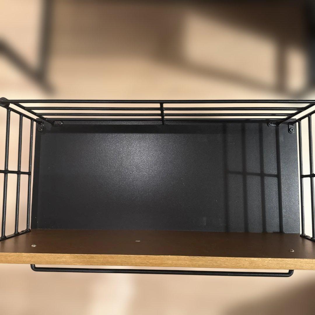 lowya キッチンワゴン ハニー　ブラック　カウンター　収納　キャビネット