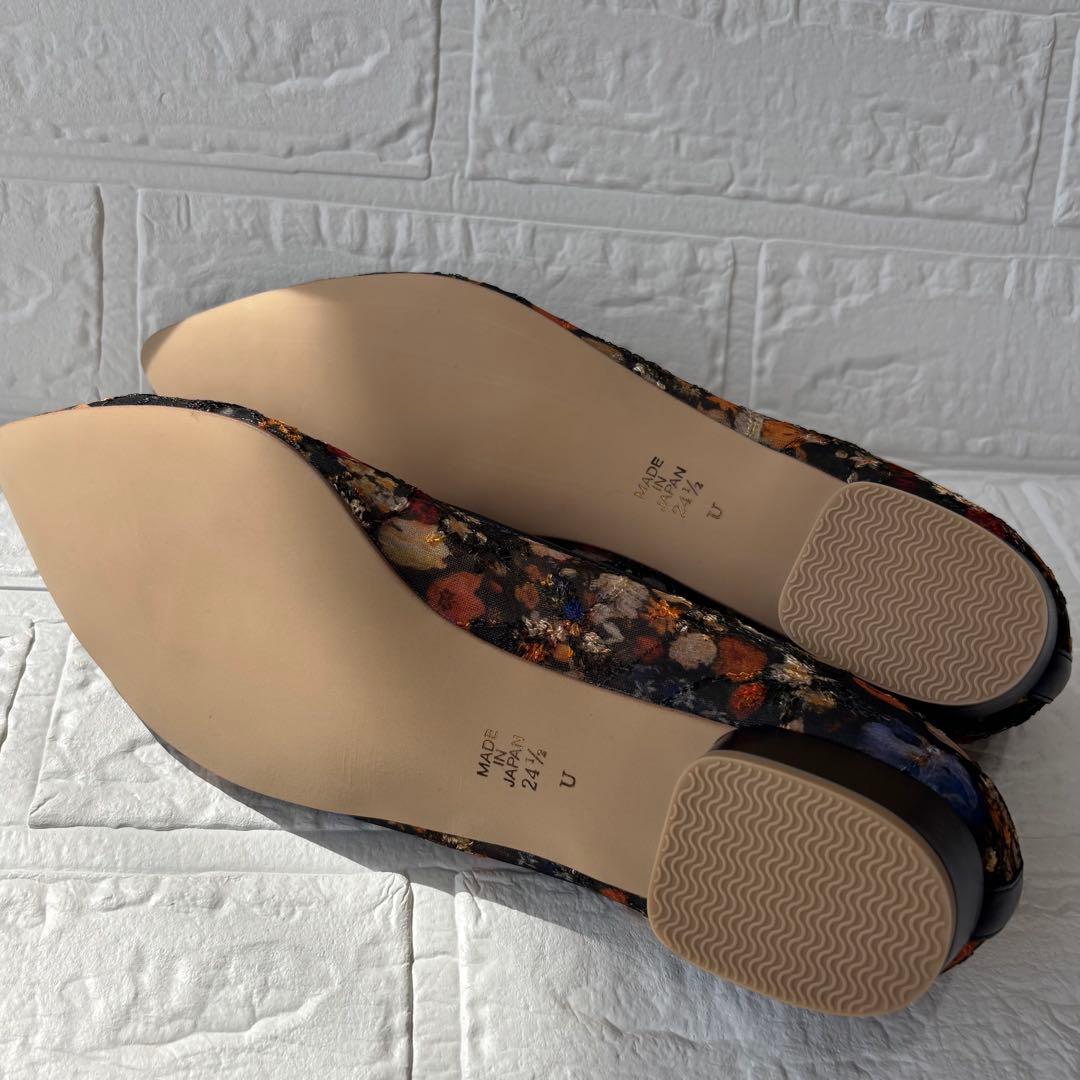 ✨新品未使用✨DIANA 絵画シリーズ ブリューゲル パンプス 黒 24.5