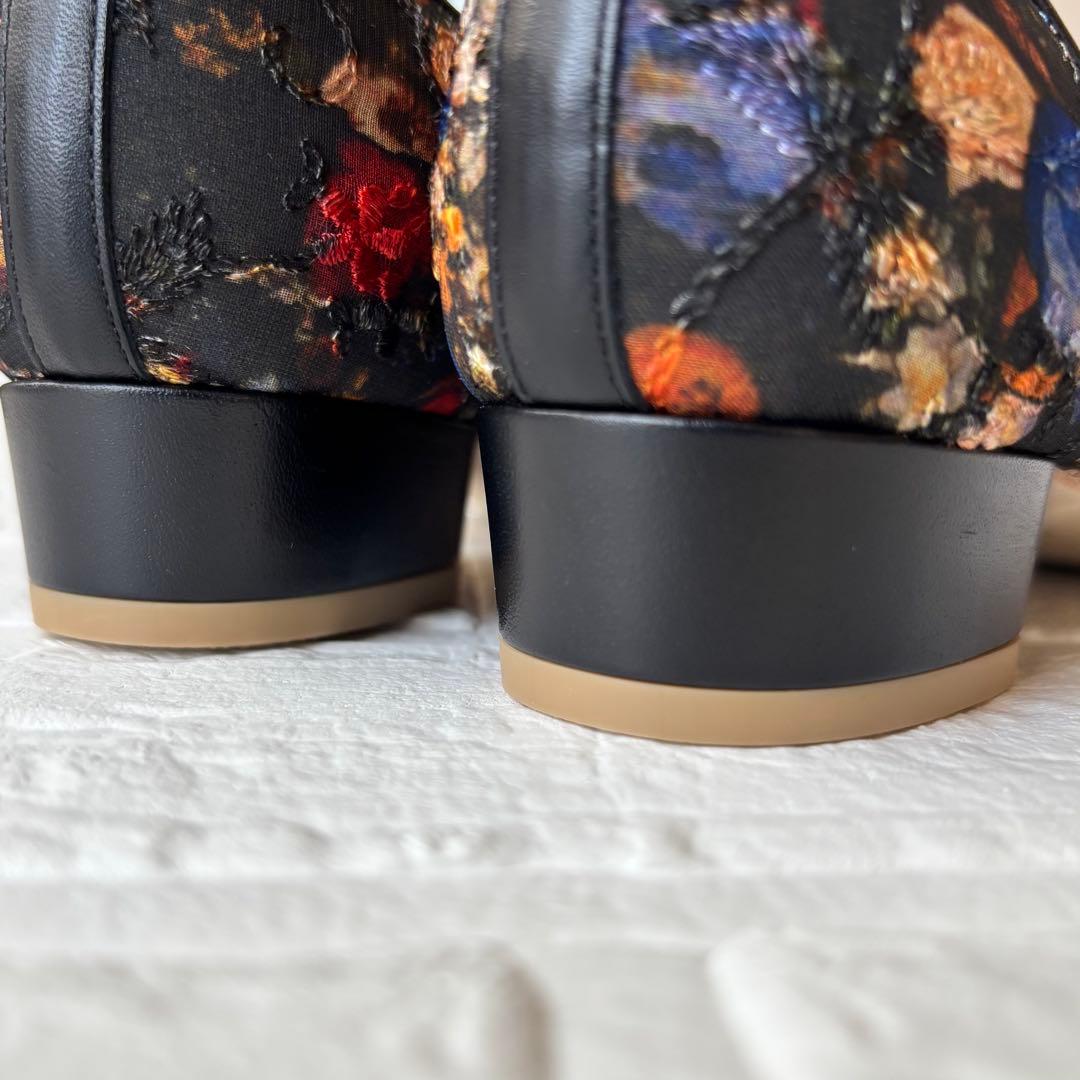 ✨新品未使用✨DIANA 絵画シリーズ ブリューゲル パンプス 黒 24.5